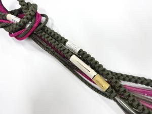 未使用品　正絹　手組帯締め